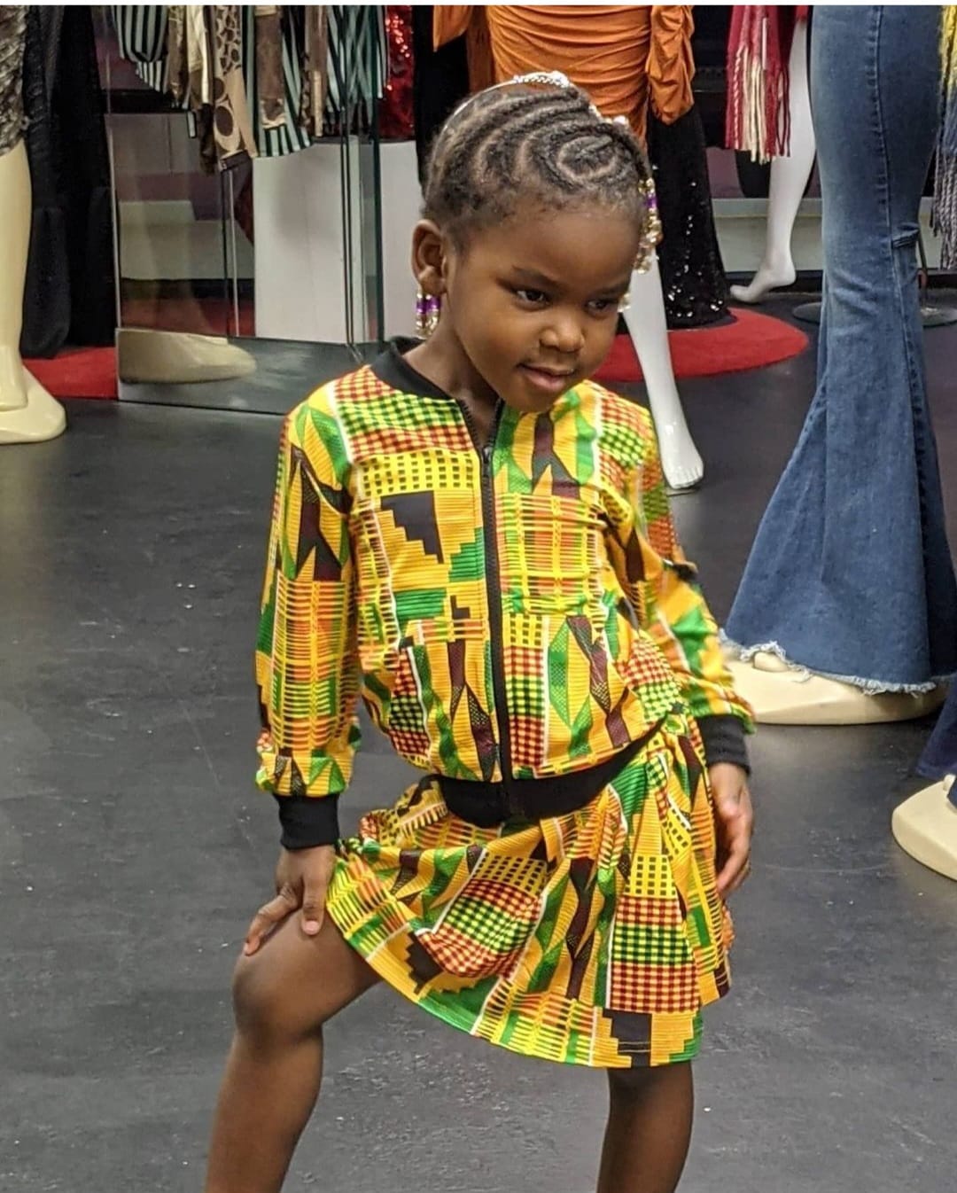 2-PIECE AFRICAN SKIRT SET