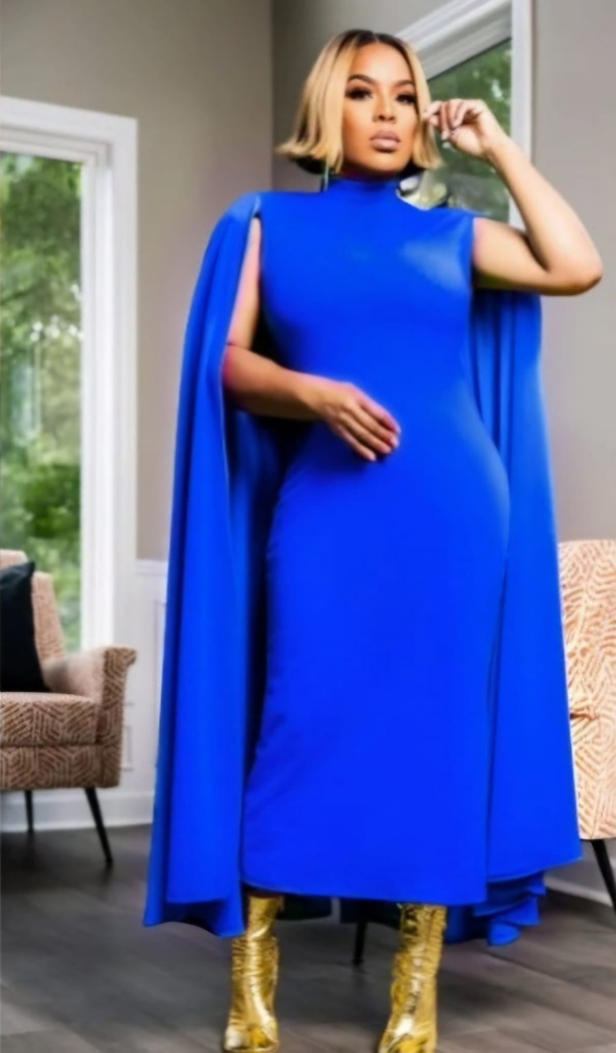 CAPE DRESS