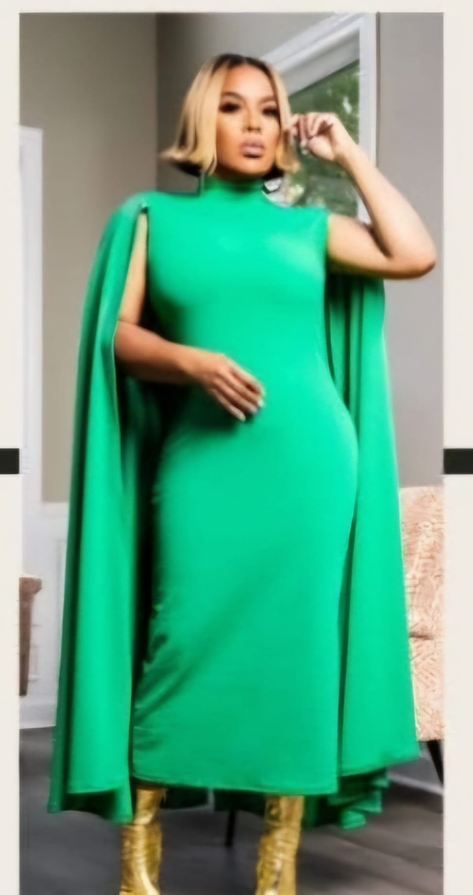 CAPE DRESS