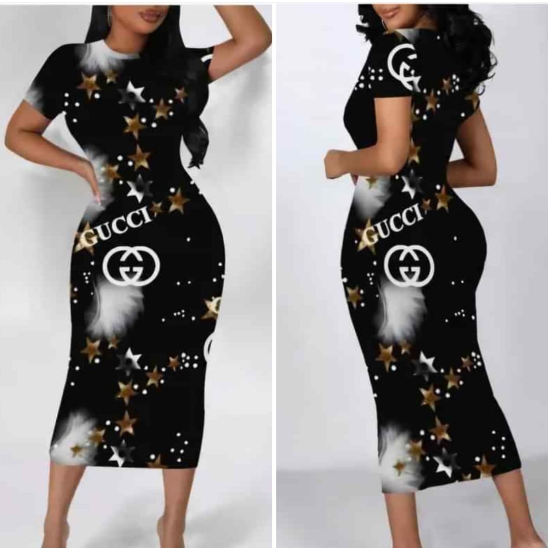 (GUCCI) DESIGNER INSPIRED DRESS (PLUS)