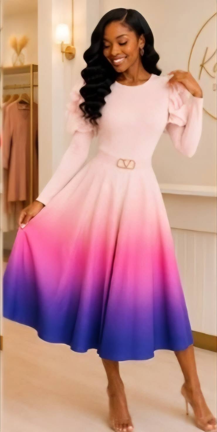 PINK BOUNCE DRESS (FITS SMALL -3X)