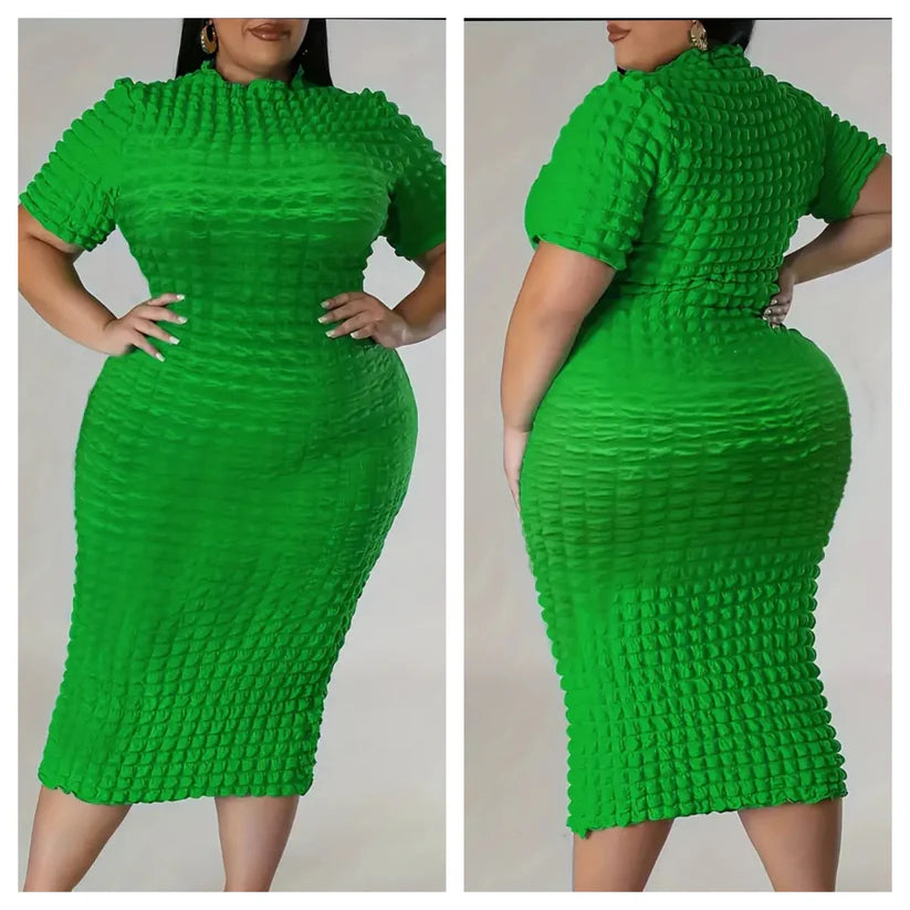 POPCORN BODYCON DRESS
