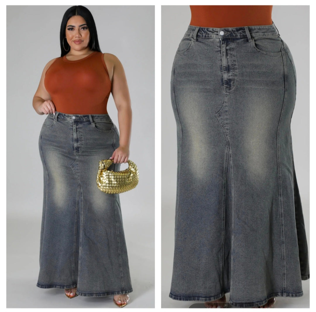 DENIM SKIRT