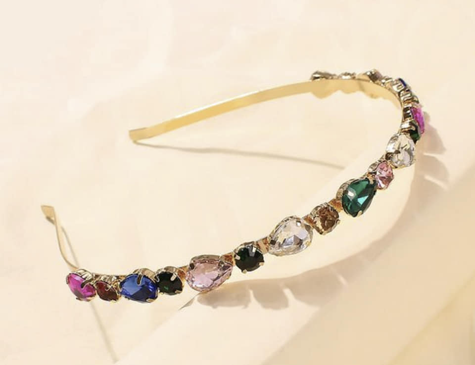 GOLD MULTI-COLOR HEADBAND