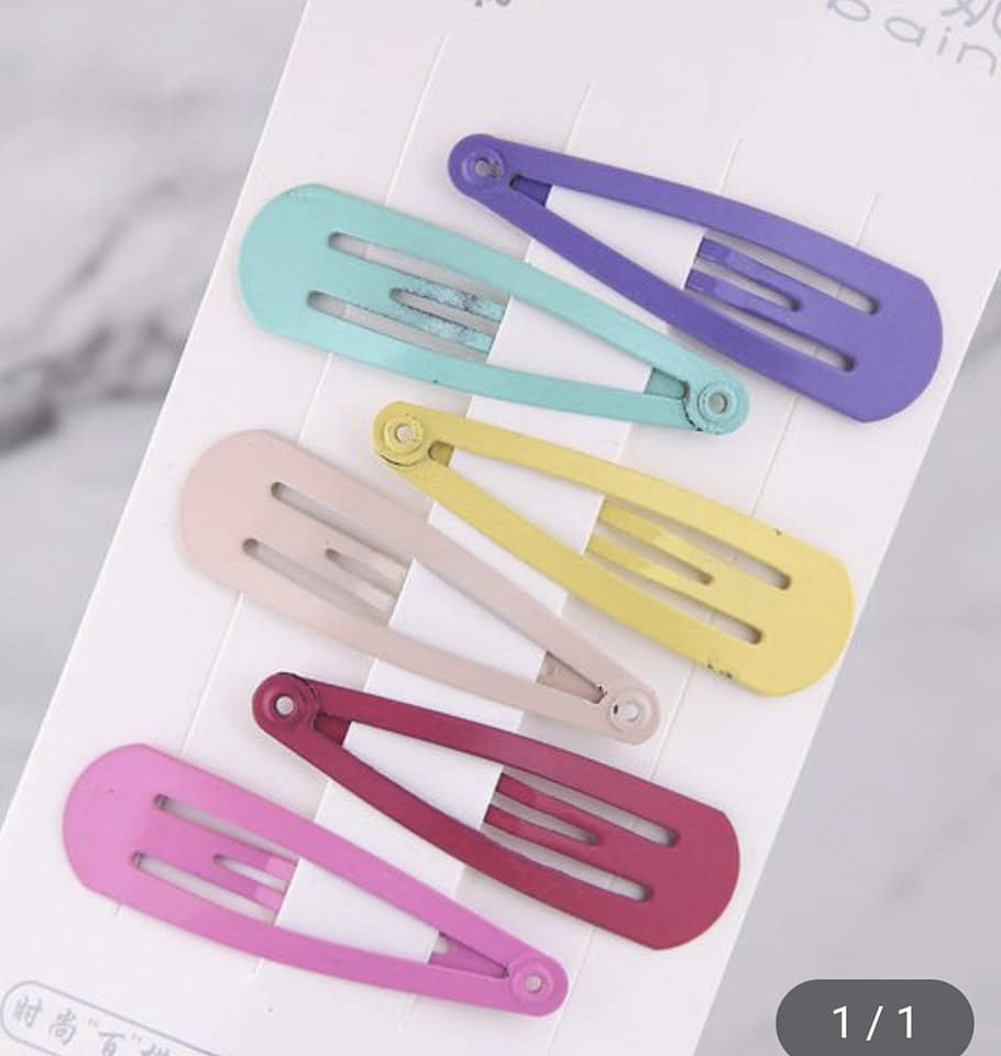 CANDY COLOR HAIR CLIPS