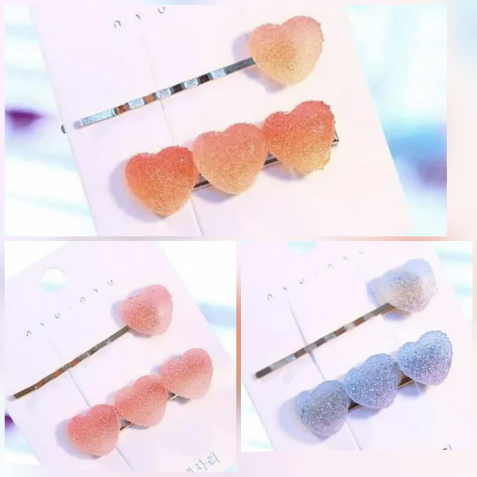 CANDY STAR/LOVE FASHION HAIR CLIPS
