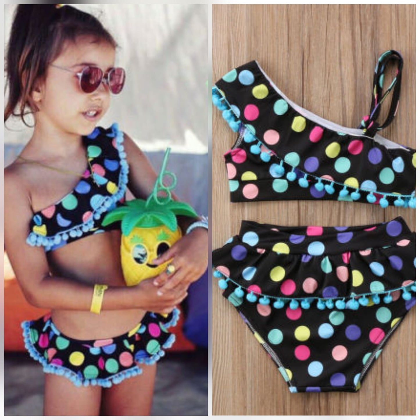2-PIECE POLKA DOT SWIMSET