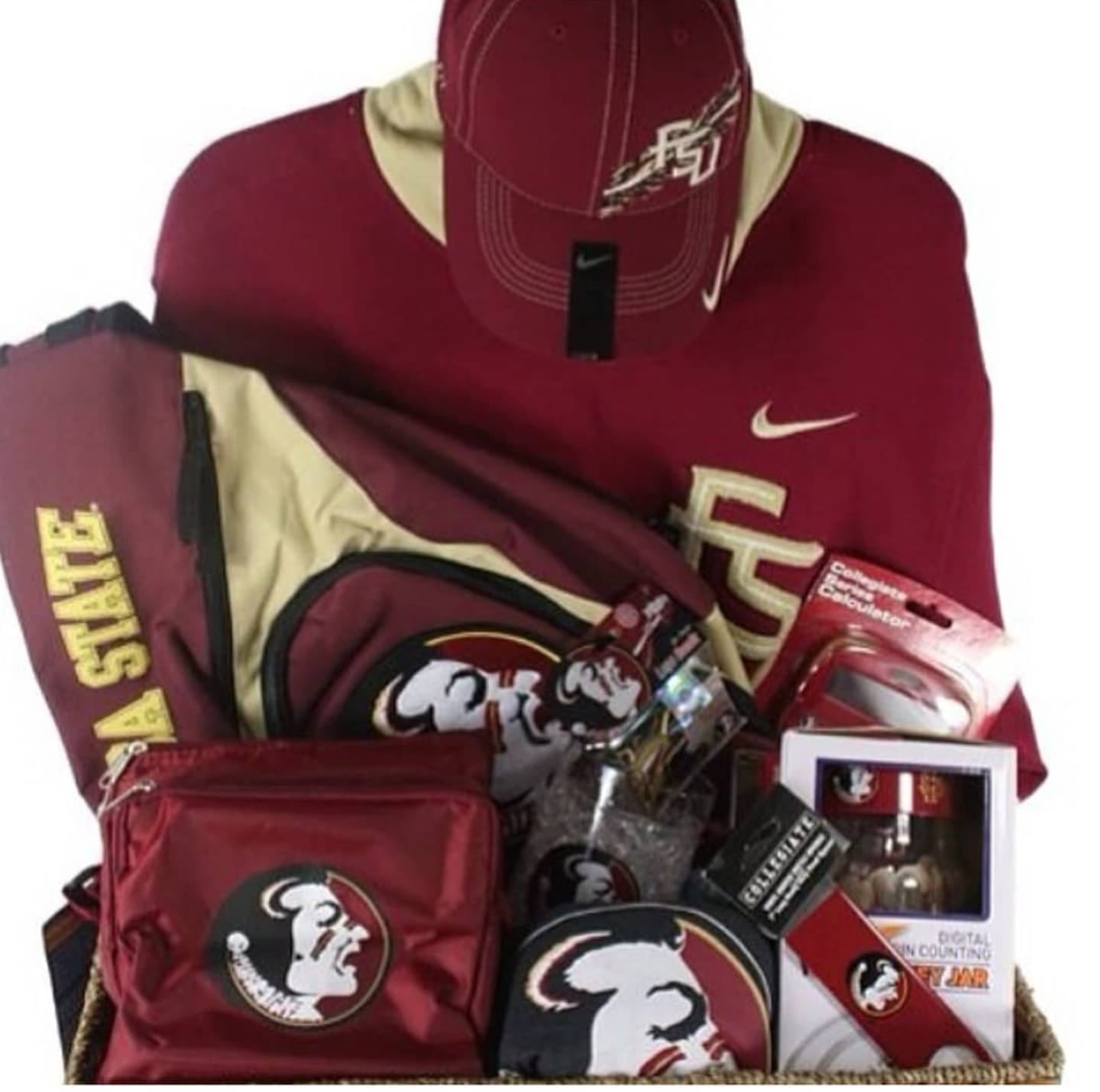 FLORIDA STATE MEN'S SPORTS GIFT BASKET