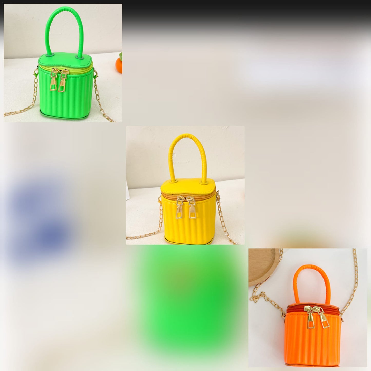 MINI BUCKET CROSS BODY BAGS