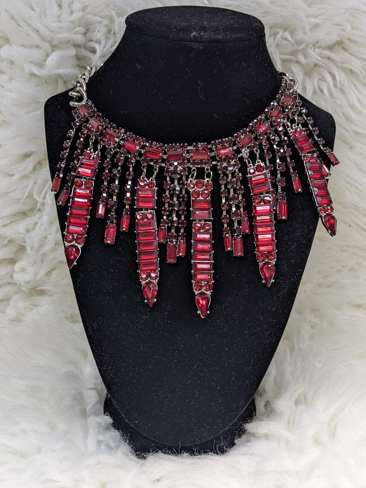 RUBY WATERFALL NECKLACE
