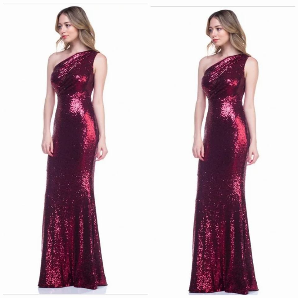KEYHOLE SEQUIN MERMAID MAXI
