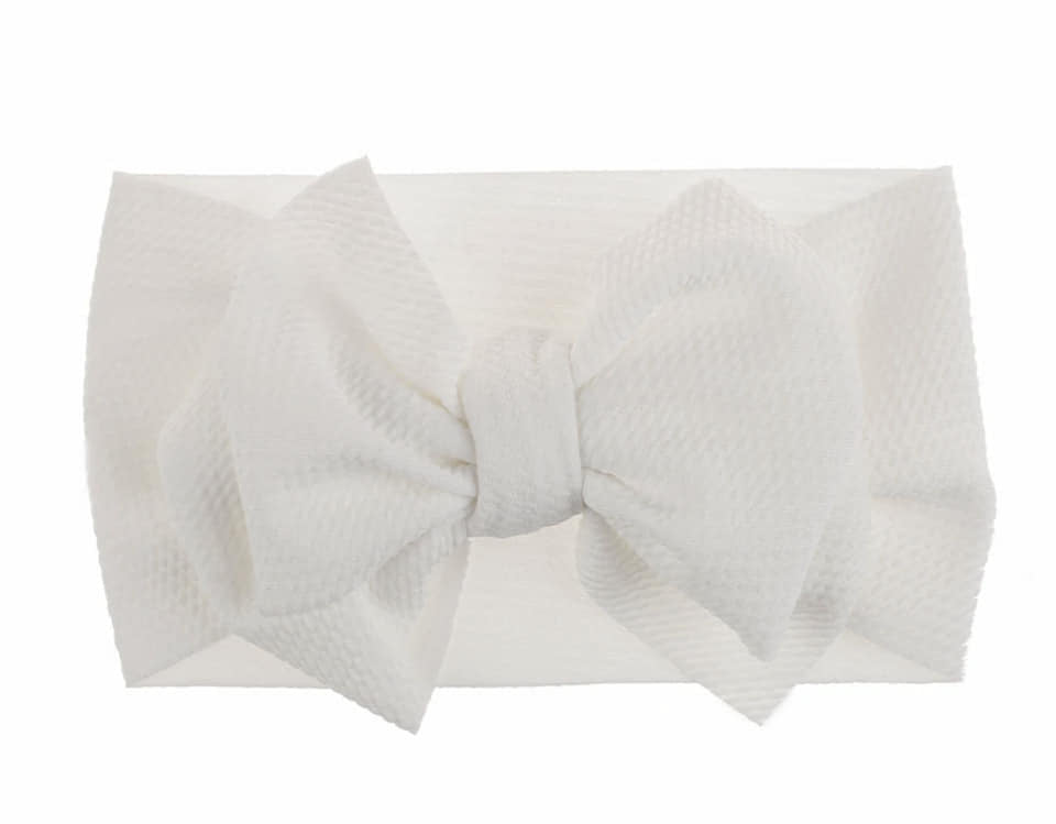 HEAD WRAP WITH FRONT BOW