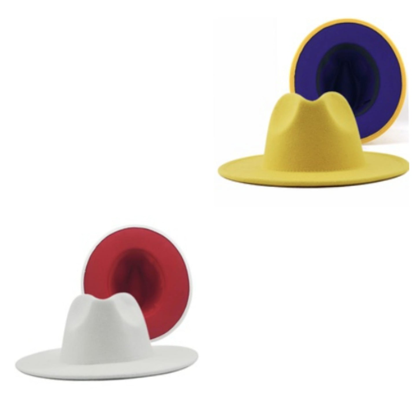 WOOL FEDORA BRIM HATS