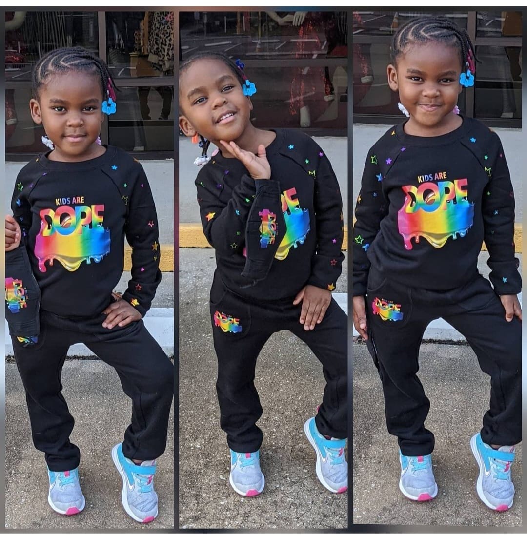 KIDS ARE DOPE SWEAT SUITS