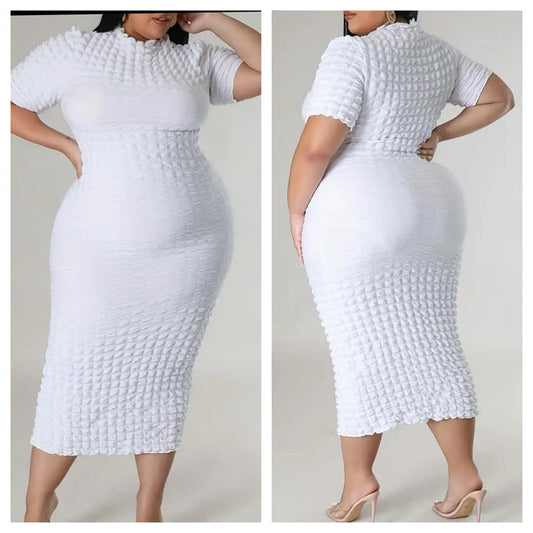 POPCORN BODYCON DRESS