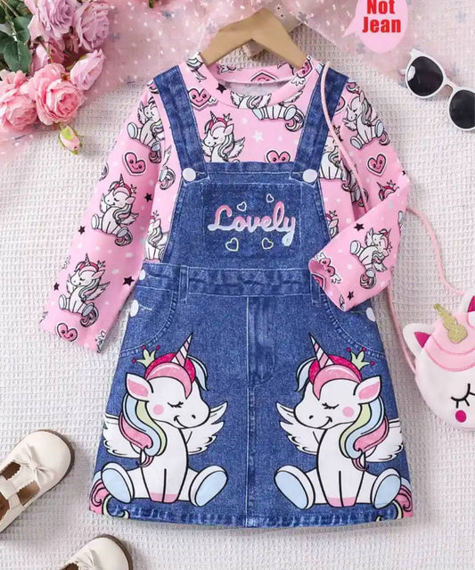 LONG SLEEVES UNICORN DRESS