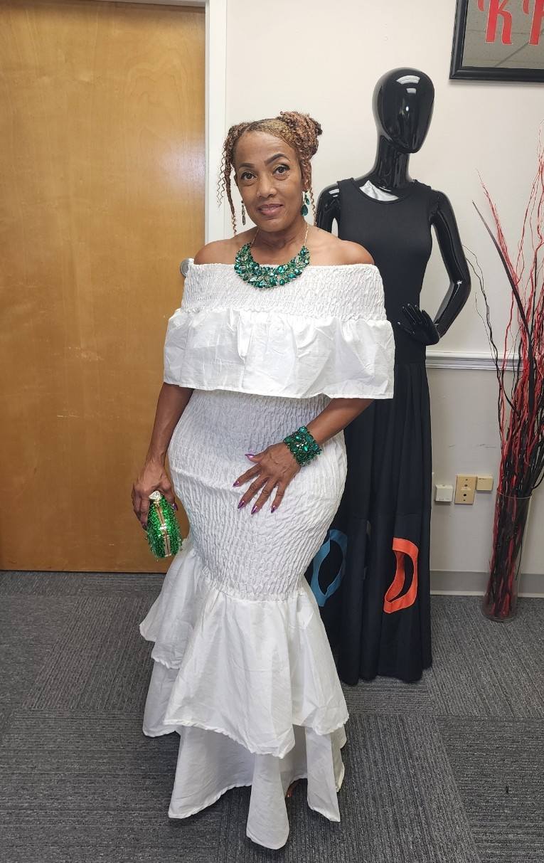 OFF SHOULDER MAXI DRESS  (SMALL-3X)