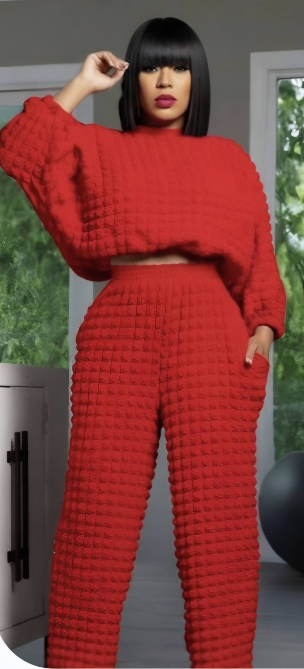 2-PIECE BUBBLE PANT SET