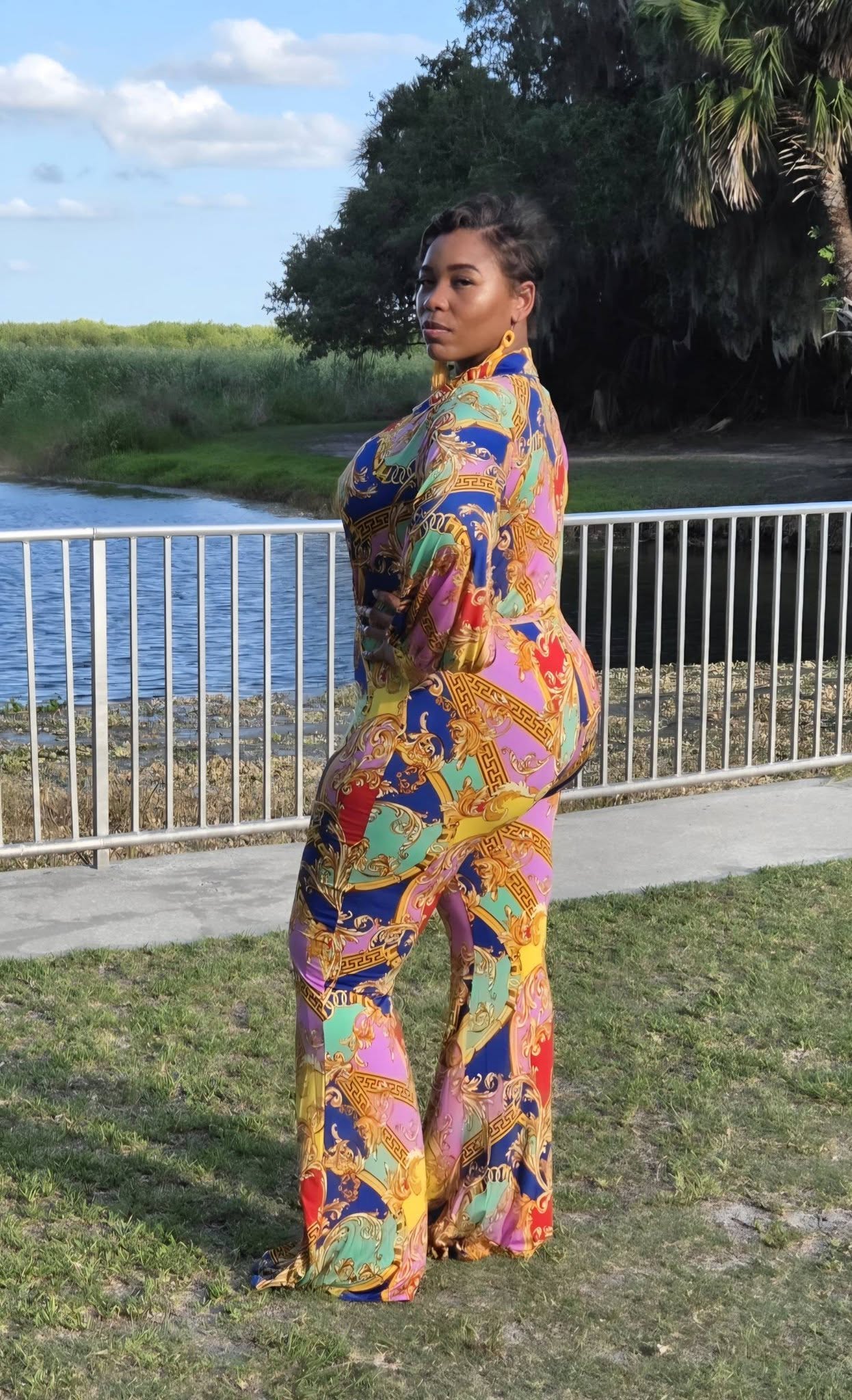 2-PIECE DESIGNER INSPIRED PALAZZO PANT SET