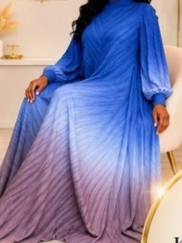 ELEGANT BOUNCING MAXI DRESS  (ONE SIZE)