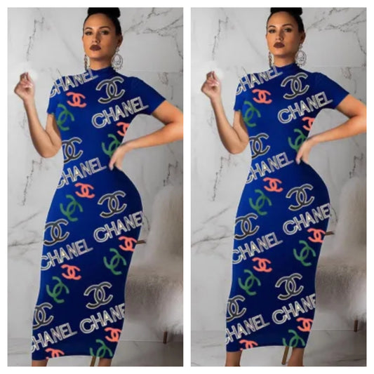 CC DESIGNER INSPIRED ANKLE LENGTH BODYCON