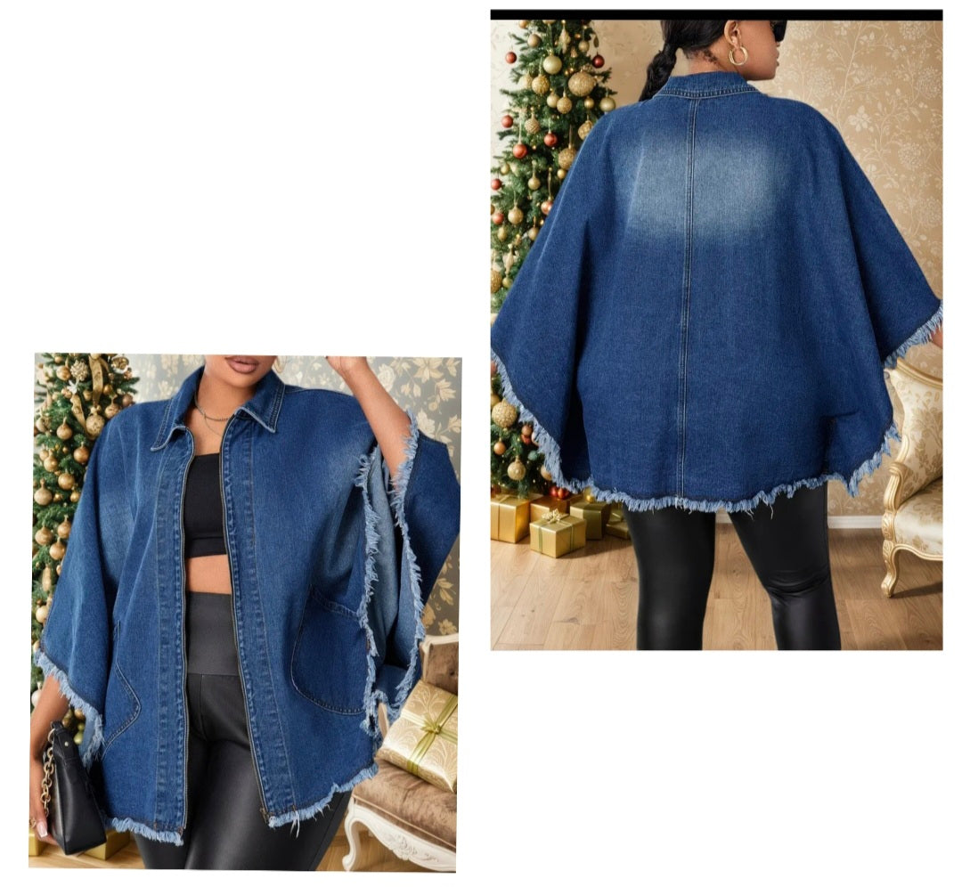 BATWING DENIM JACKET