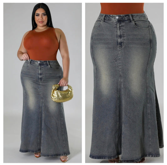 DENIM SKIRT