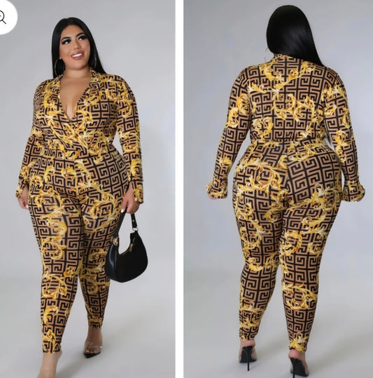 2-PIECE VERSACE PANT SET
