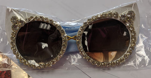 RHINESTONE CATEYE SUNGLASSES