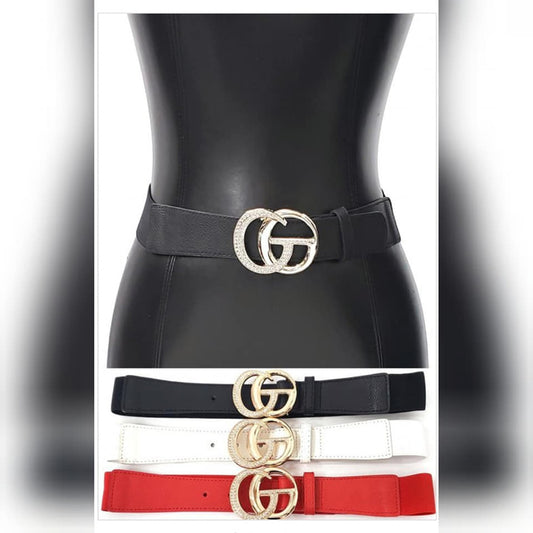 DESIGNER INSPIRED RHINESTONE BELT