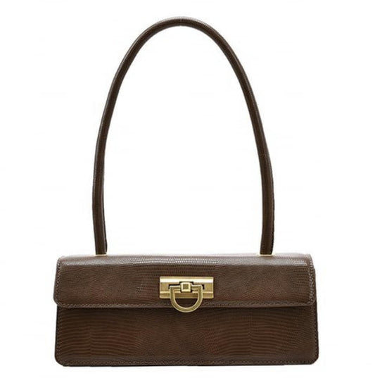 SIMPLE ONE SHOULDER FASHION HANDBAG WITH SCARF