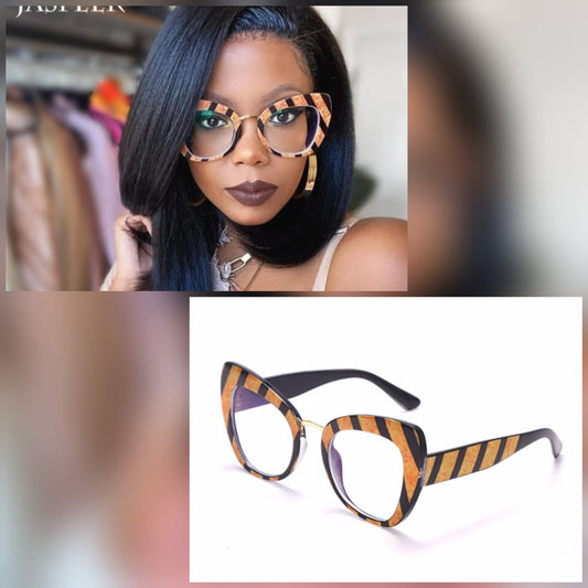 TIGER PRINT FASHION SUNGLASSES