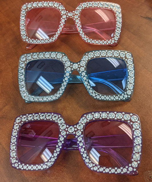 RHINESTONE FASHION KIDS SUNGLASSES