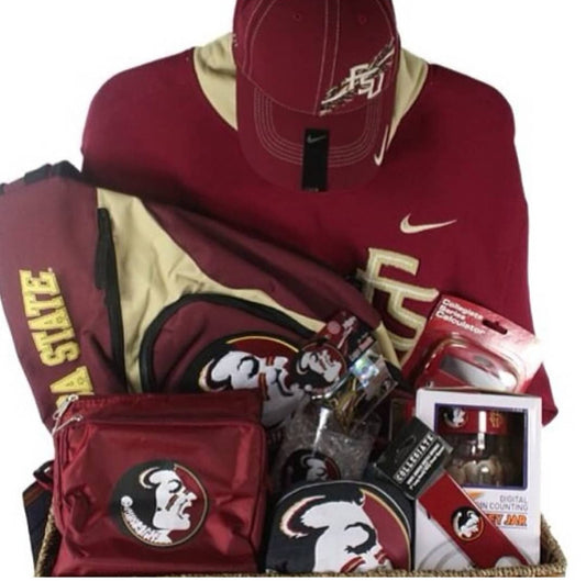 FLORIDA STATE MEN'S SPORTS GIFT BASKET