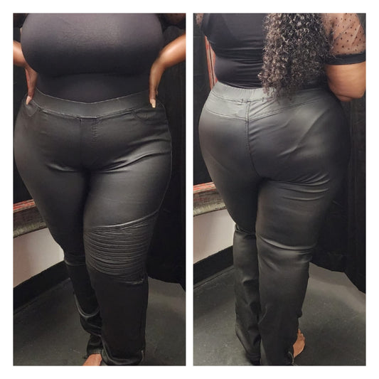 RIDGE LEATHER PANTS