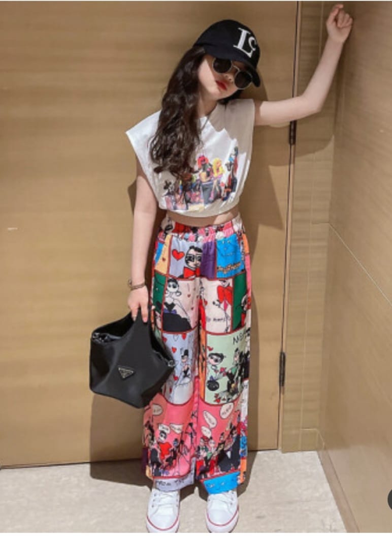 2-PIECE CARTOON PANT SET