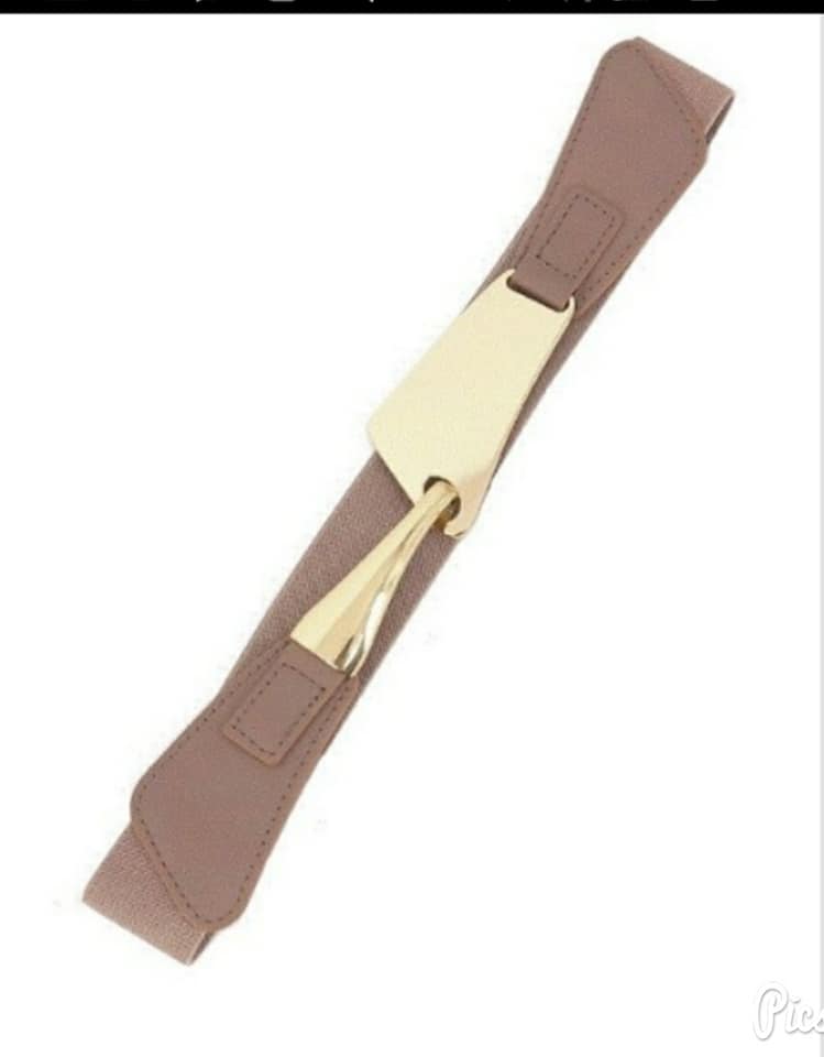 GOLD BUCKLE ELASTIC BELT