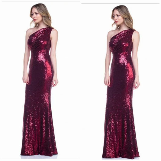 KEYHOLE SEQUIN MERMAID MAXI
