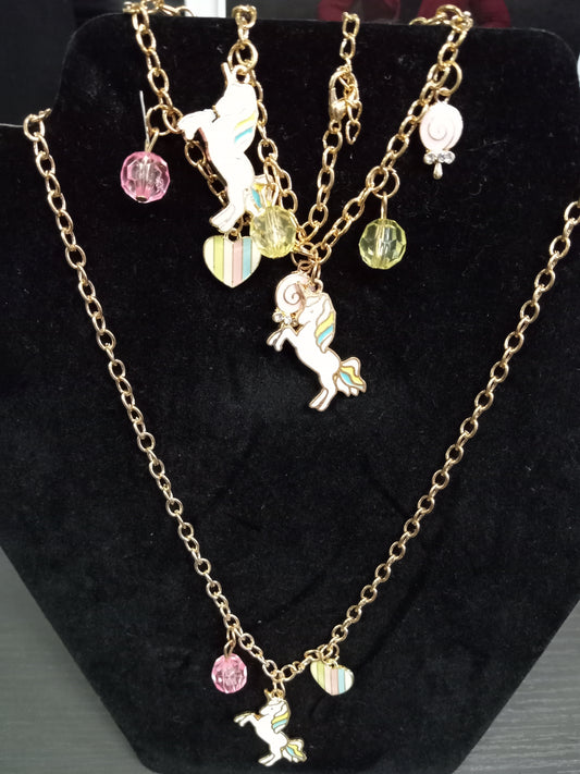 UNICORN NECKLACE & BRACELET