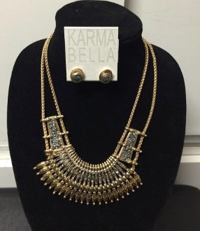 PYRAMID NECKLACE SET
