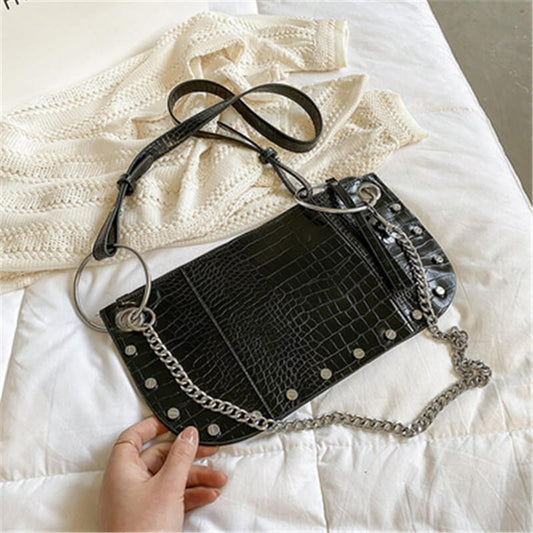 GRADIENT METAL CHAIN BAG