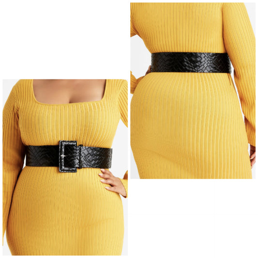 OSTRICH WIDE BELT